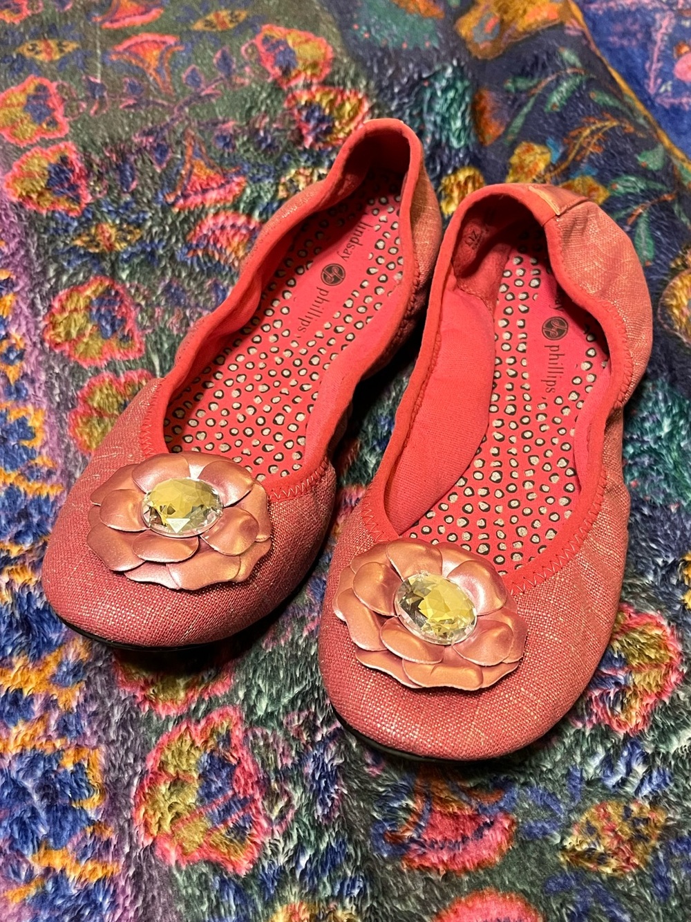 Lindsay Phillips Ballet Flats Pink - Size 8